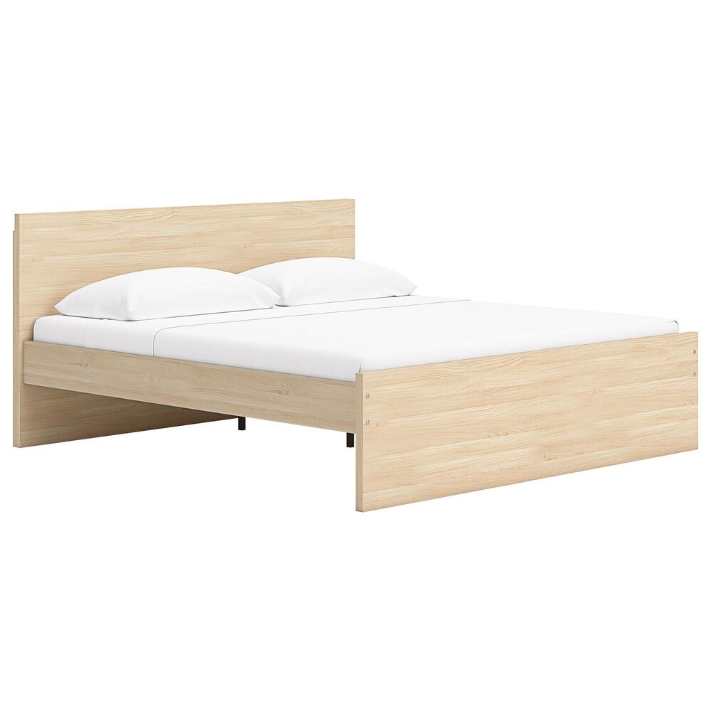 Ashley Onita Queen Panel Platform Bed in Natural, , large