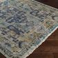 Surya Festival 12" x 15" Denim, Ink Blue, Teal, Tan and Ivory Area Rug, , large