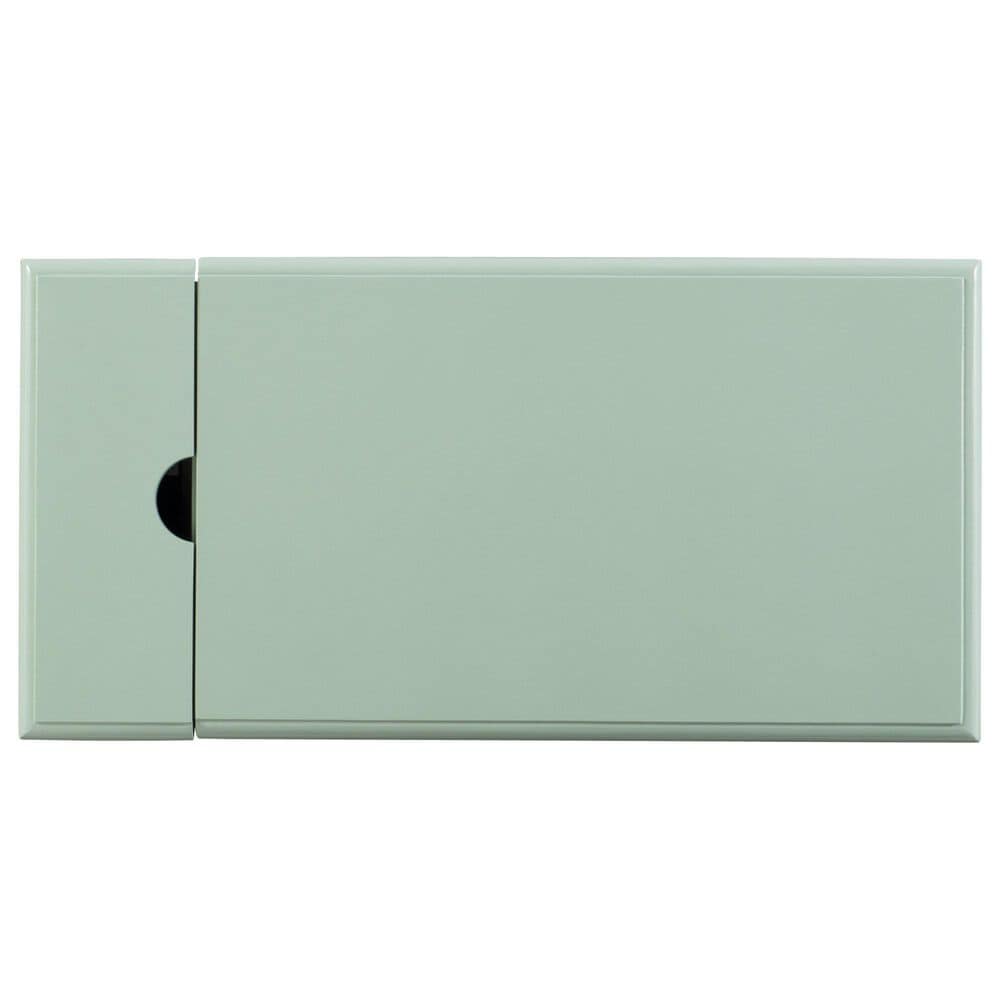 Linon Home Decor Barron Accent Table with USB Charging Station in Aqua, , large