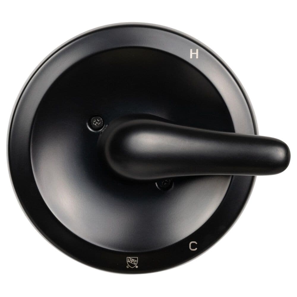 MS International 1-Handle 1-Spray Tub and Shower Faucet with Pressure Balance Valve in Matte Black, , large