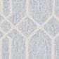 Feizy Belfort Geometric 5" x 8" Blue and Gray Area Rug, , large
