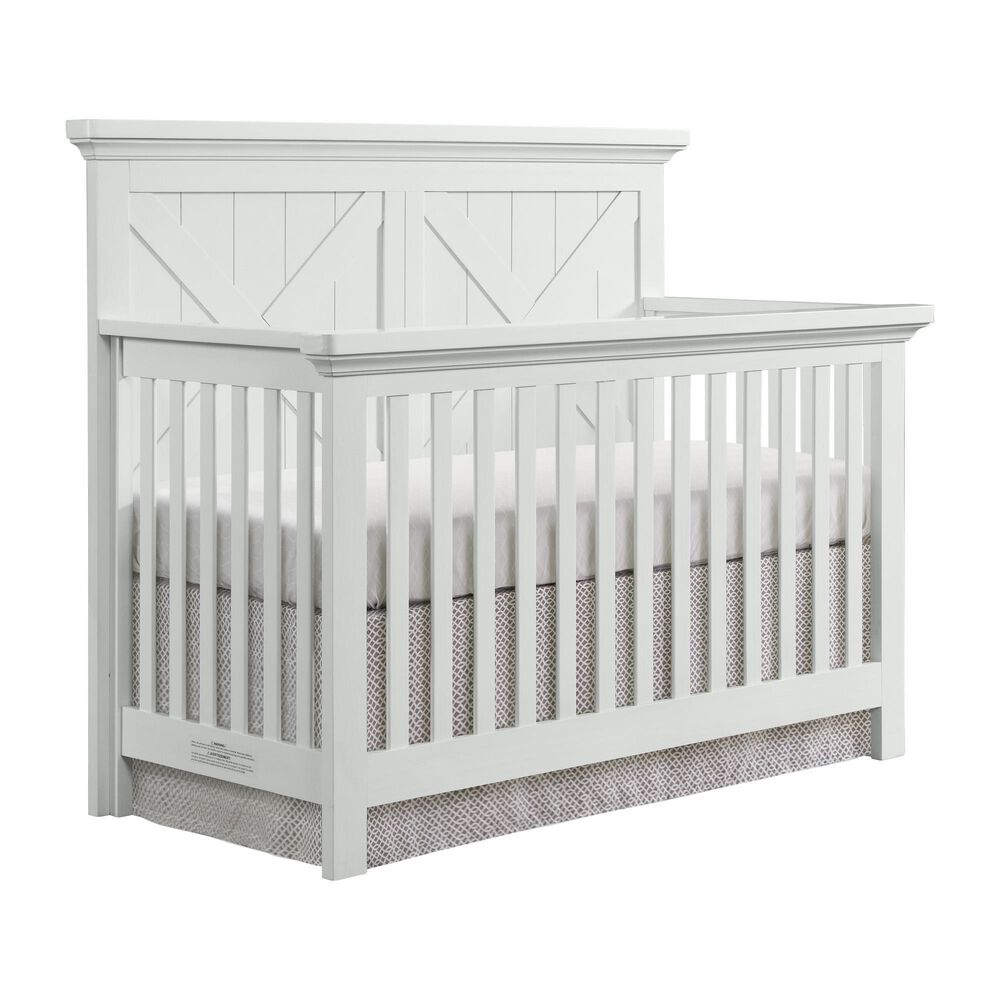 Eastern Shore Tahoe Convertible Crib in Rustic Seashell White, , large