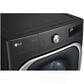LG 9 Cu. Ft. Smart Wi-Fi Enabled Front Load Electric Dryer with TurboSteam in Black Steel, , large