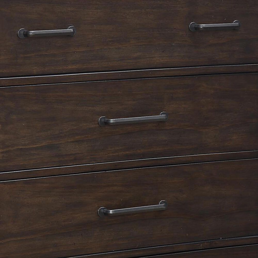 Furniture of America Neal 5-Drawer Chest in Dark Walnut, , large