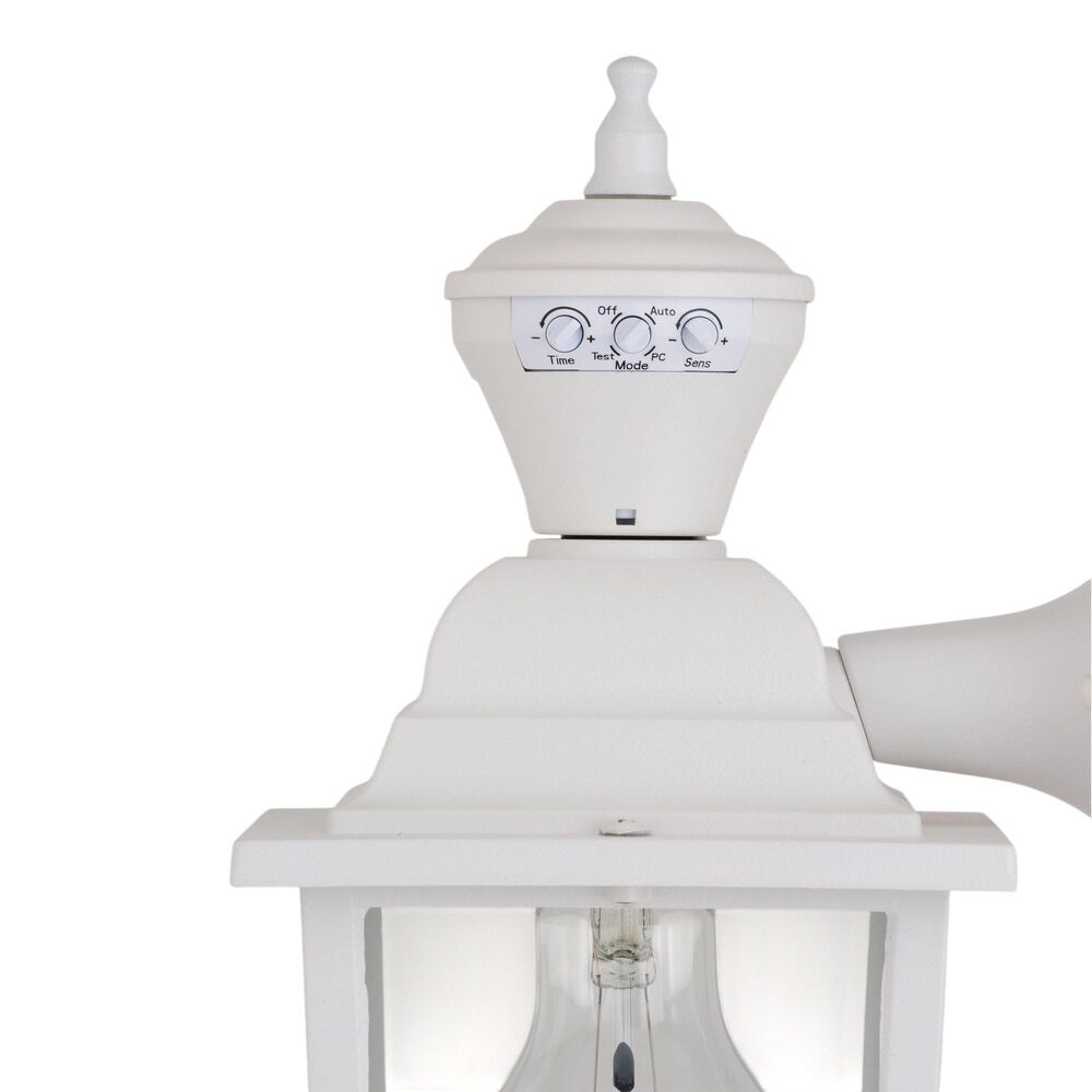 Vaxcel Bedford 5.25" 1-Light Outdoor Motion Sensor Wall Sconce in Textured White, , large