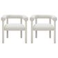 Zuo Modern Sunbath Dining Chair in Gray and White (Set of 2), , large