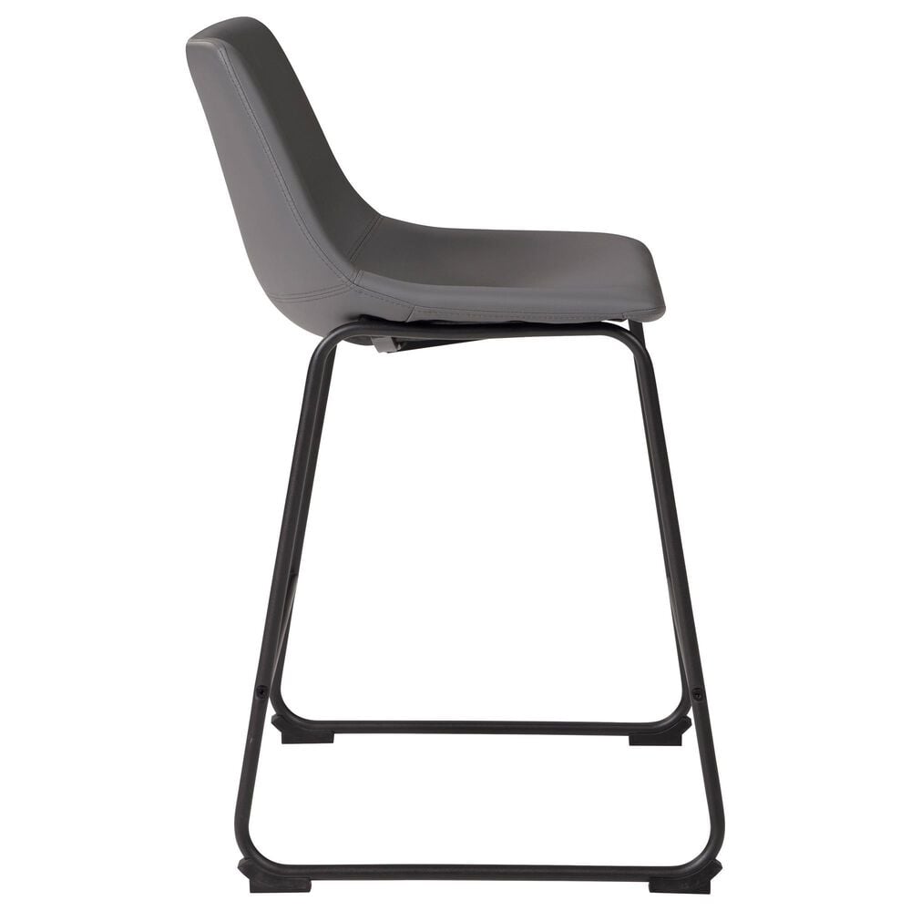 Ashley Centiar 24&quot; Counter Stool in Gray, , large