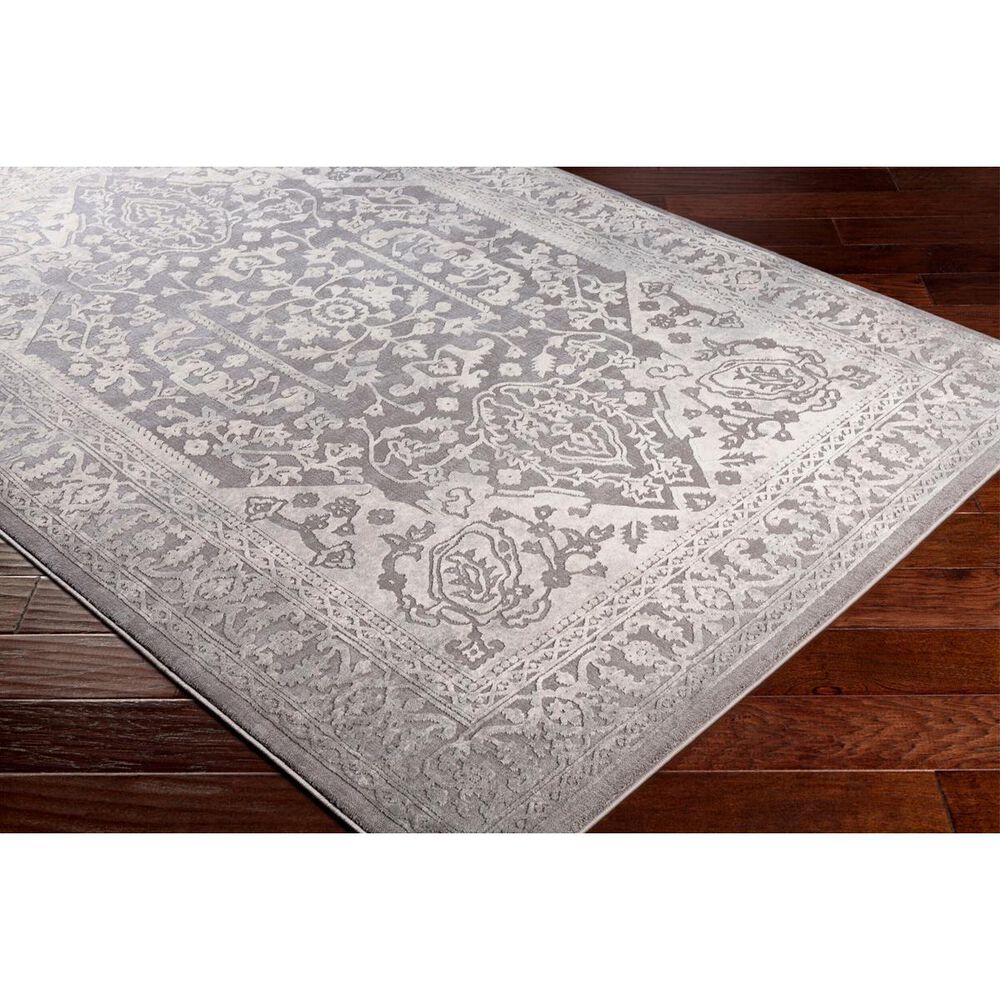 Surya Tibetan TBT-2300 7&#39;10&quot; x 10&#39;3&quot; Charcoal, Ivory and Khaki Area Rug, , large