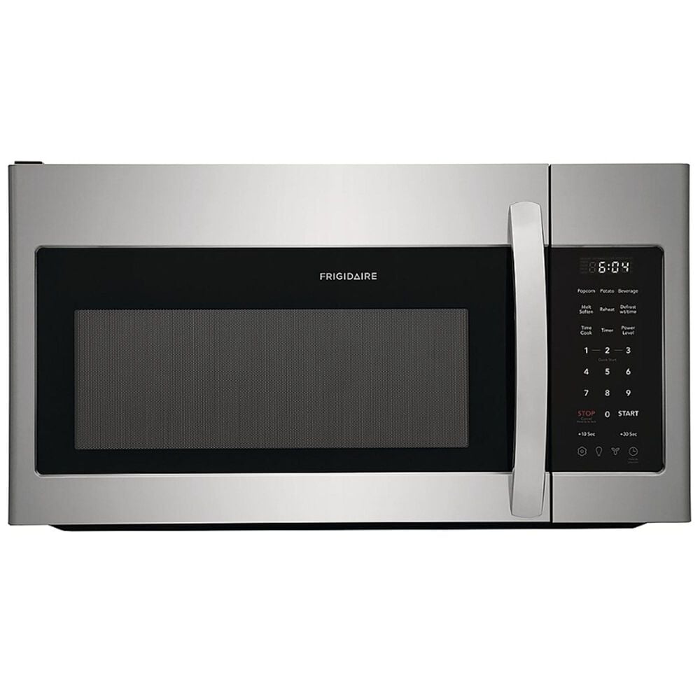 Frigidaire 30" Front Control Electric Range and 1.8 Cu. Ft. OTR Microwave Kitchen Package in Stainless Steel, , large