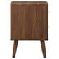Modway Transmit 2 Drawer Nightstand in Walnut White, , large