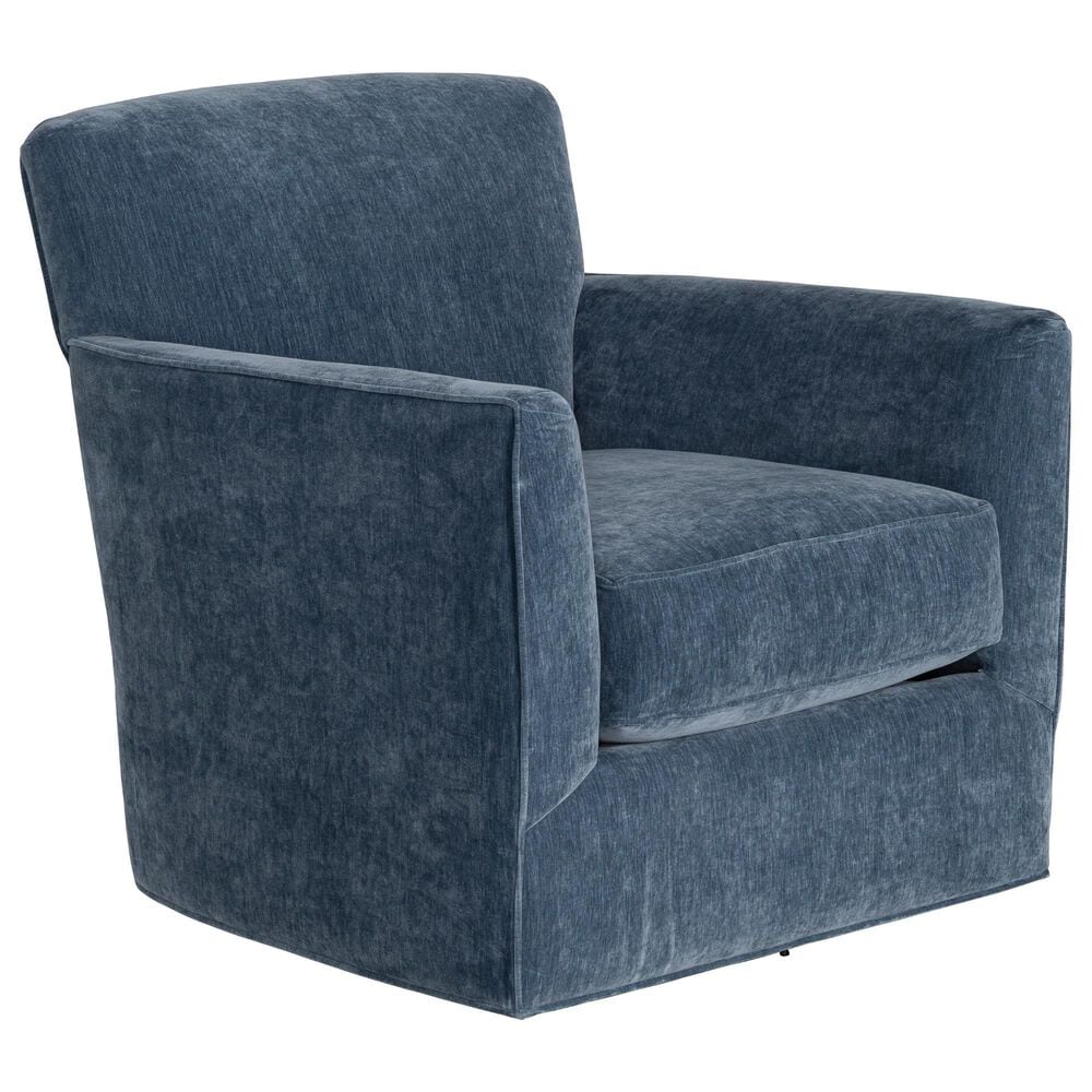 Jonathan Louis Grayson Swivel Chair in Amici Denim, , large