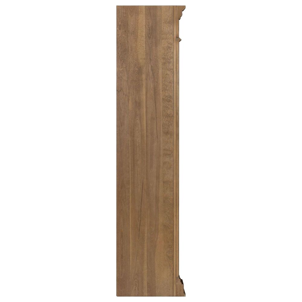 Belle Furnishings Reynolda 4-Shelf Bunching Bookcase in Brown, , large