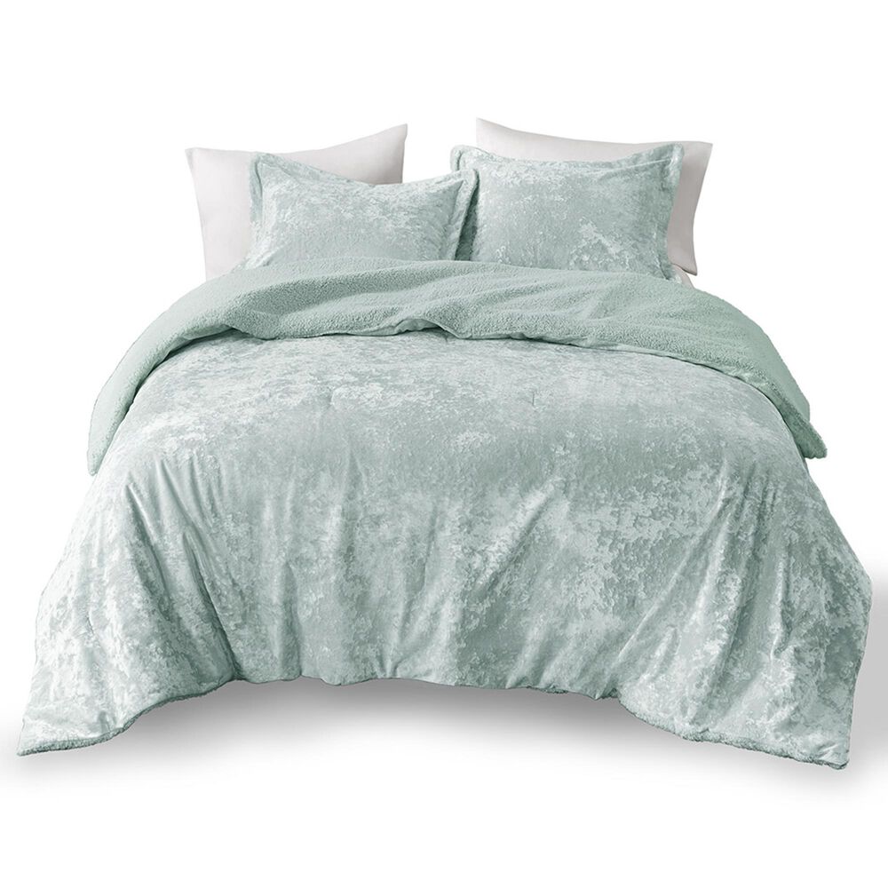 Hampton Park Mira 2-Piece Twin/Twin XL Reversible Comforter Set in Aqua, , large