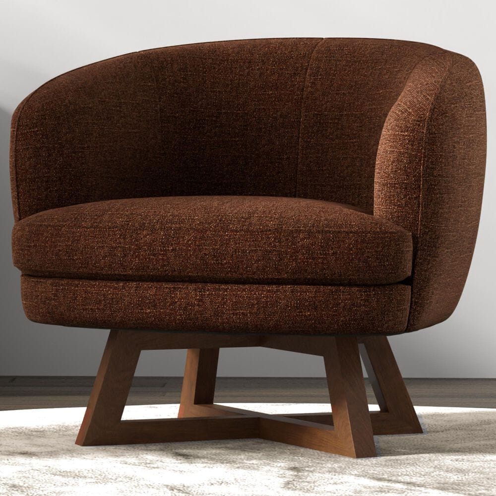 Golden Wave Furniture Moira Swivel Chair in Chili, , large