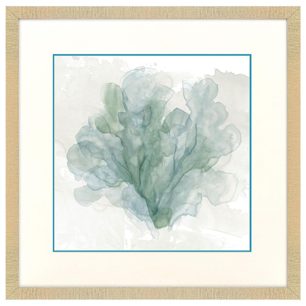 Paragon 30" Square Sea Coral II Wall Art in Blue, , large
