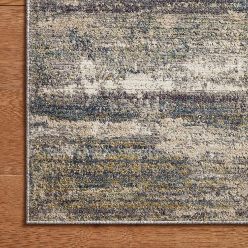 Loloi Arden 2&#39;6&quot; x 12&#39; Granite and Ocean Runner, , large