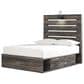 Ashley Drystan 5-Piece Full Storage Bedroom Set in Brown Rustic, Burnt Orange and Teal, , large