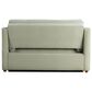 Lifestyle Solutions Delmar Convertible Loveseat with Sage Cushion in Brown, , large