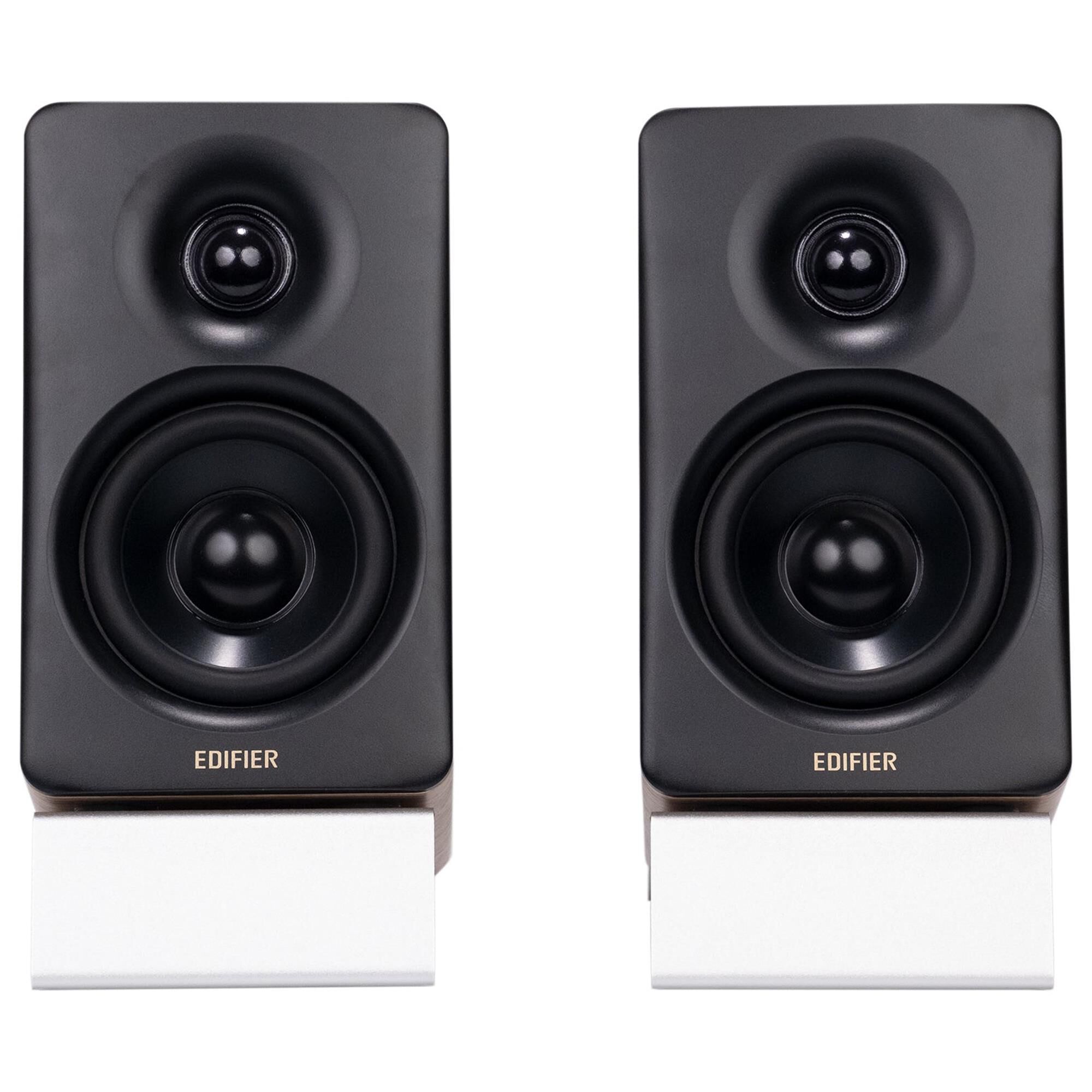 Edifier M60 2.0 Compact Desktop Bluetooth Speakers Pair in Classic Oak