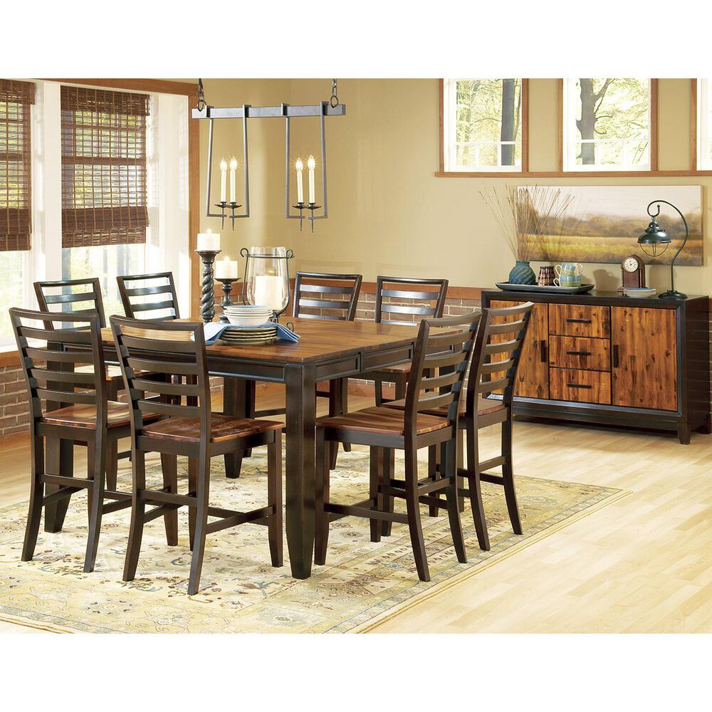Crystal City Abaco 10-Piece Counter Height Set in Cherry, , large