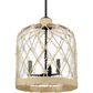 Golden Lighting Nassau 3-Light Pendant in Matte Black, , large