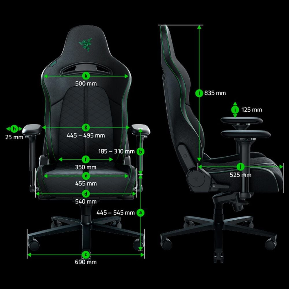 Razer Enki Gaming Chair in Black, , large