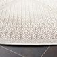 Safavieh Bermuda 5" Round Cream and Beige Indoor/Outdoor Area Performance Rug, , large