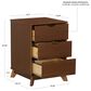 Linon Home Decor Polly 3-Drawer Nightstand in Walnut, , large