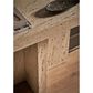 Furniture Worldwide Daxton Console Table in White Travertine, , large
