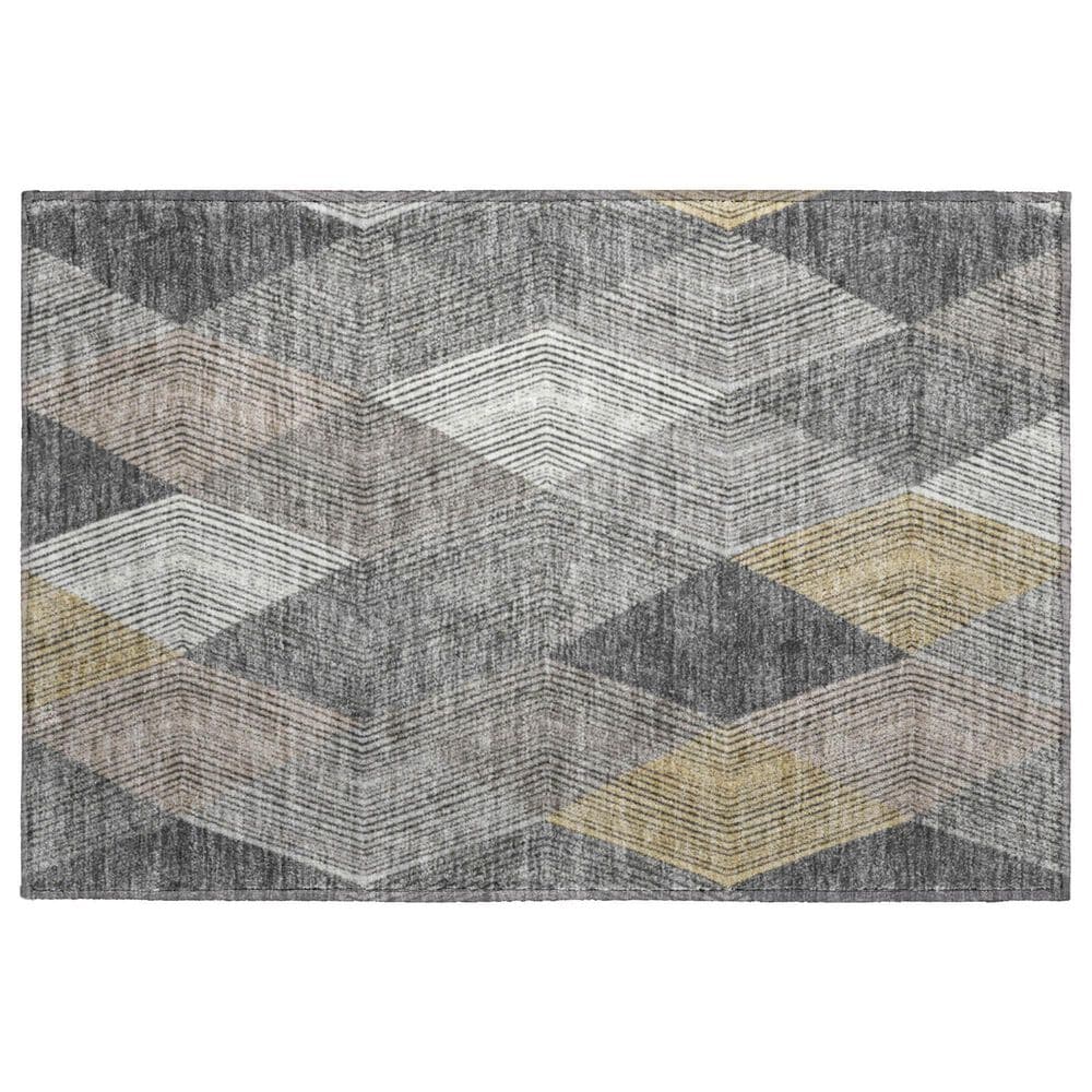 Dalyn Rug Company The Reserve TR11 Charcoal 1"8" x 2"6" Indoor/Outdoor Area Rug, , large
