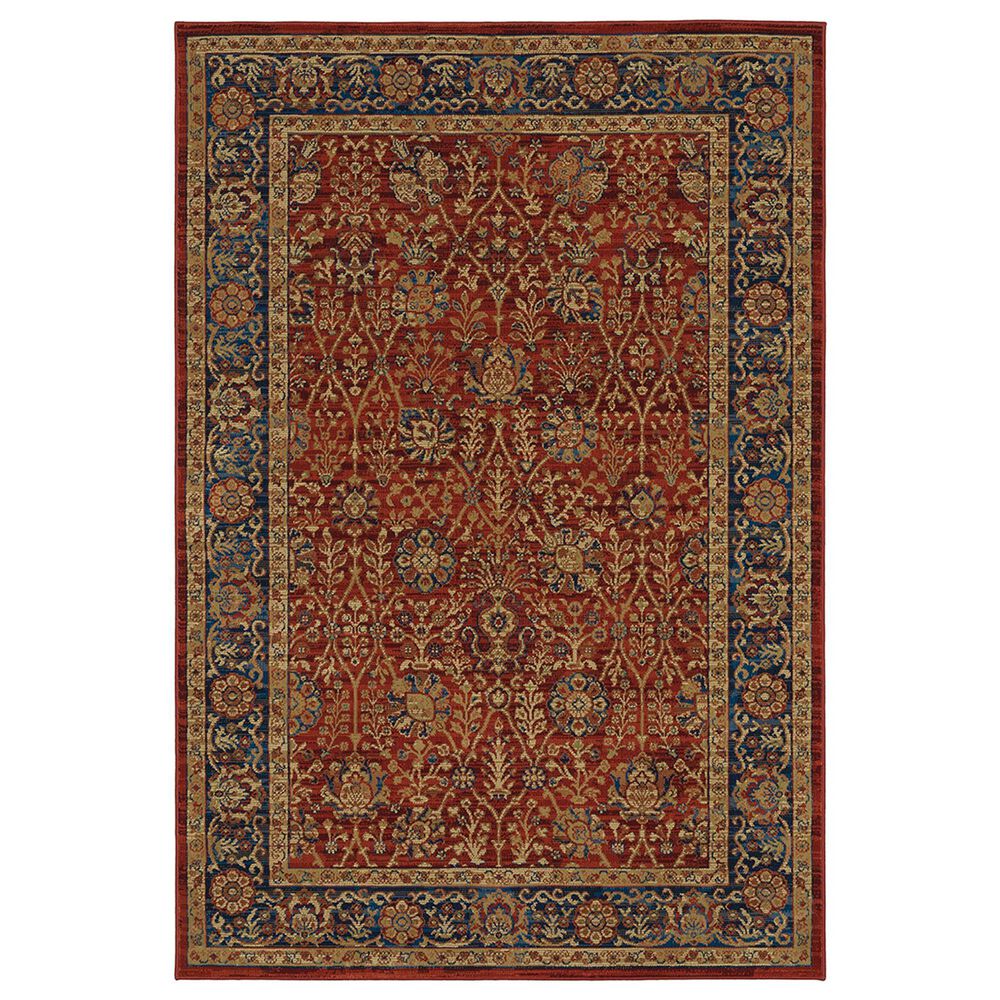 Oriental Weavers Ankara Oriental 501R5 2"3" x 7"6" Red and Blue Runner, , large