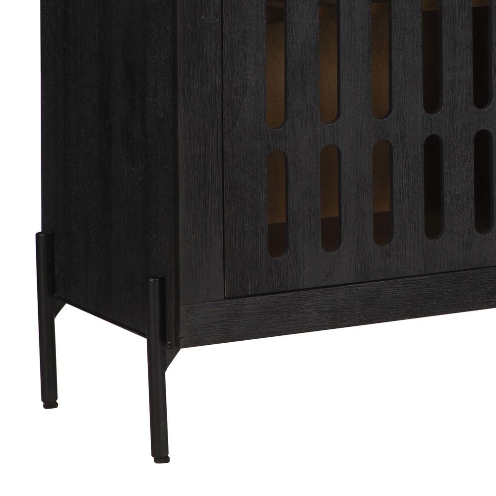 Ashley Vallisburg Accent Cabinet in Black and Natural, , large