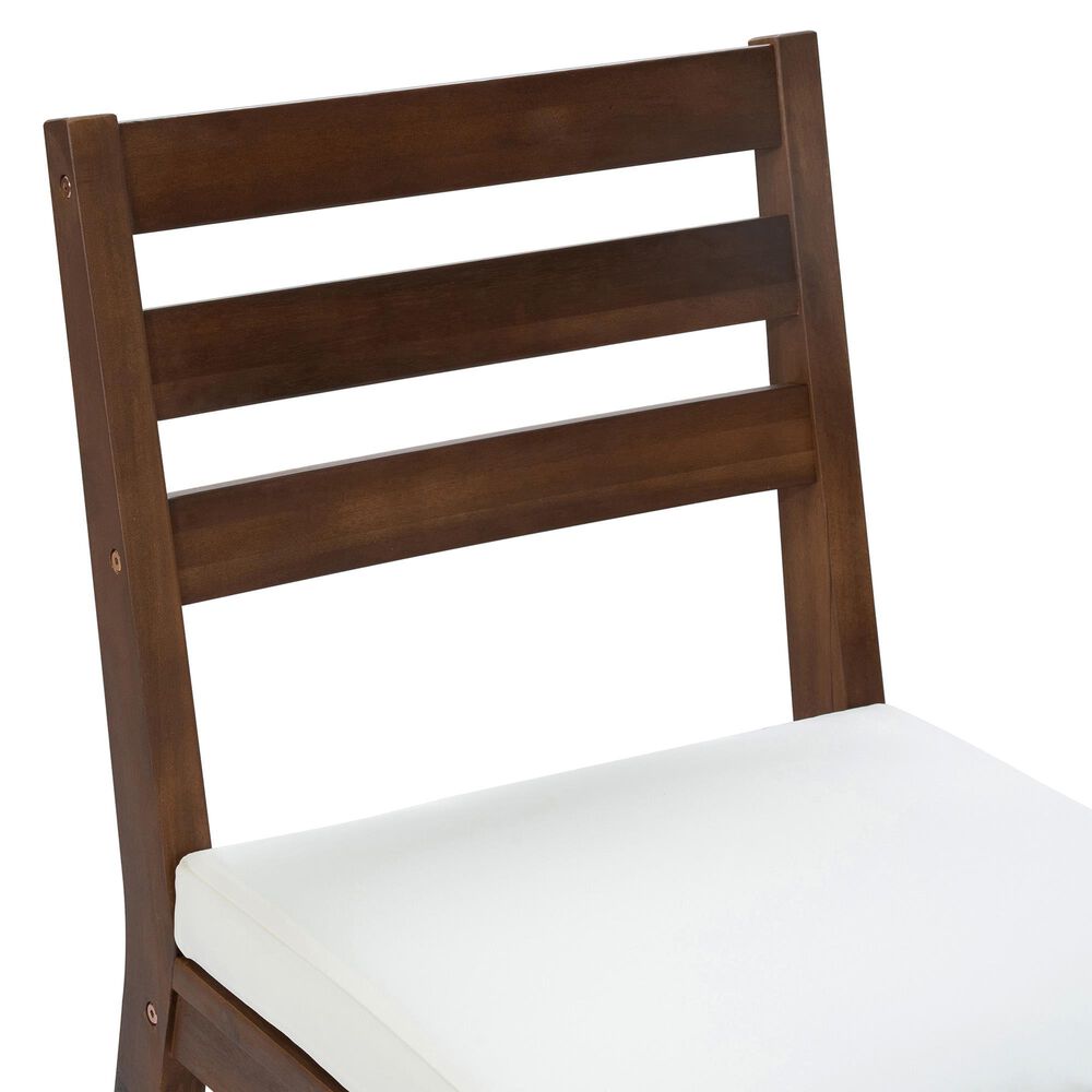 HOMLUX 5-Piece Patio Bar Set with 52" Rectangular Mocha Table in Beige, , large