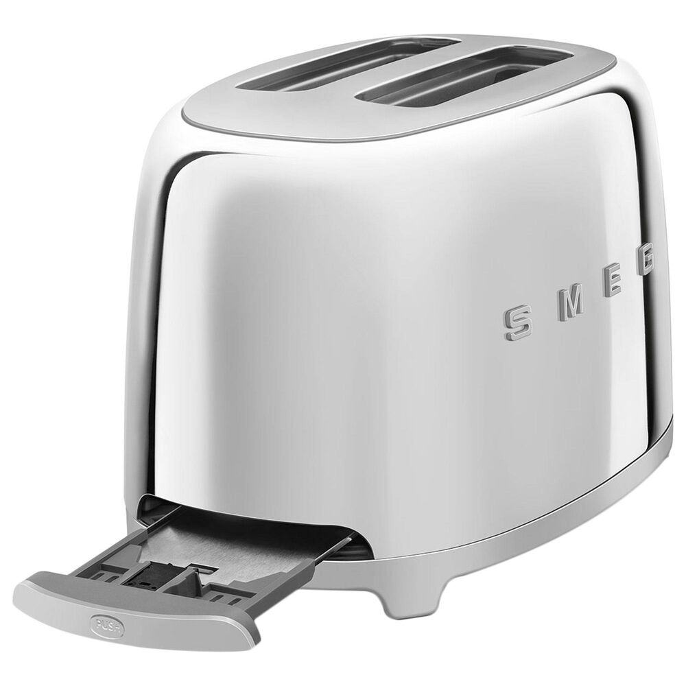 Smeg 2-Slice Retro Style Toaster in Stainless Steel, , large