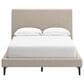 Ashley Cielden Full Upholstered Platform Bed with Roll Slats in Tan, , large