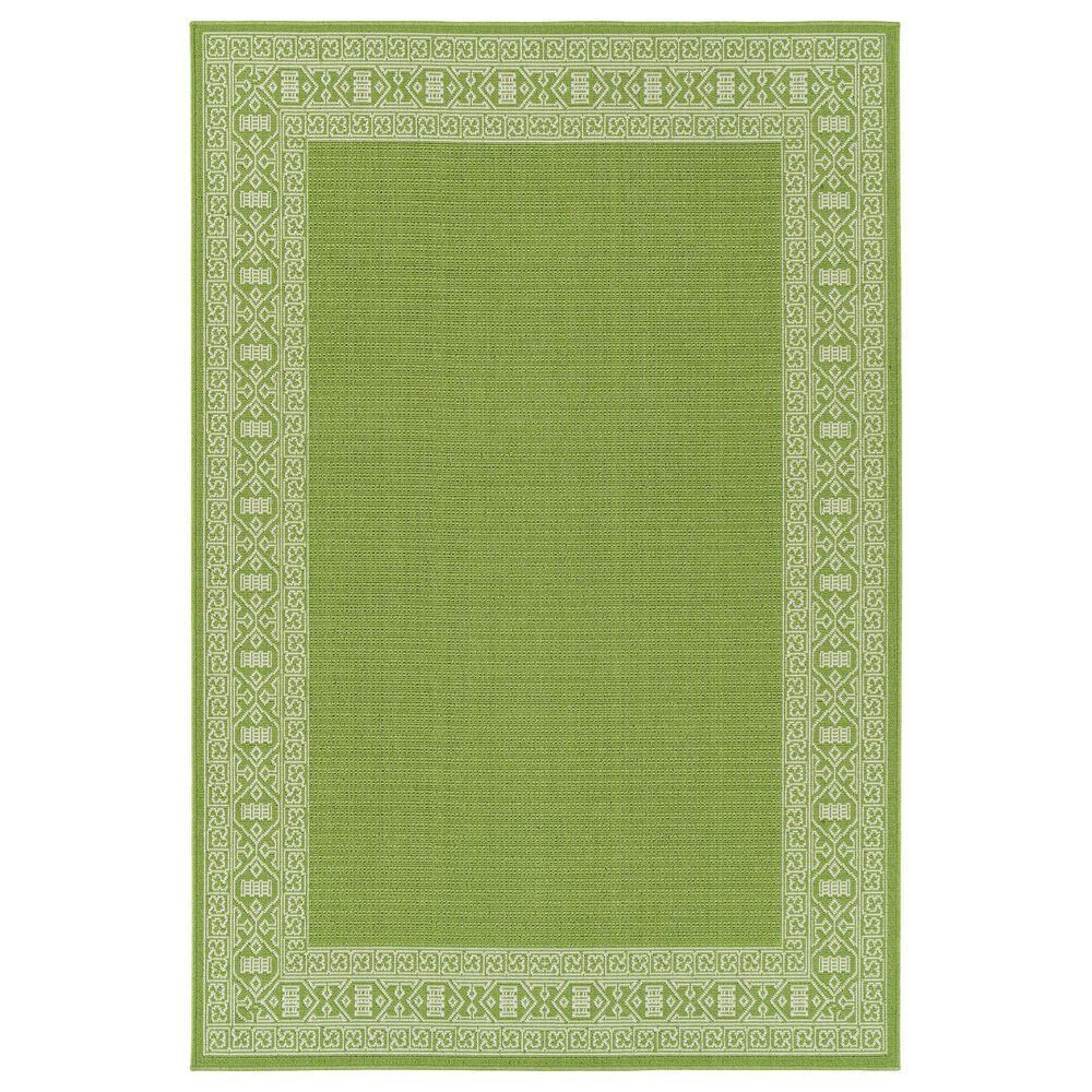 Kaleen Rugs Amalie 1"9" x 3" Lime Green and Ivory Indoor/Outdoor Area Rug, , large