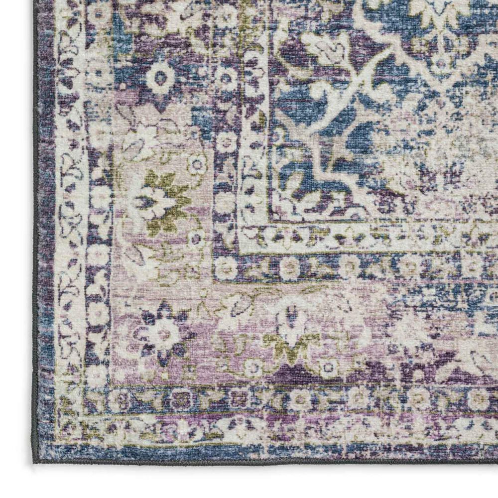 Dalyn Rug Company Jericho 2&#39;6&quot; x 8&#39; Violet Indoor/Outdoor Runner, , large