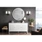 James Martin Vanities Addison 60" Double Bathroom Vanity in Glossy White with 3 cm Eternal Marfil Quartz Top and Rectangular Sinks, , large