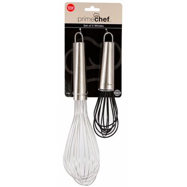 Prime Chef 7.5" and 11" Whisks Set of 2, , large
