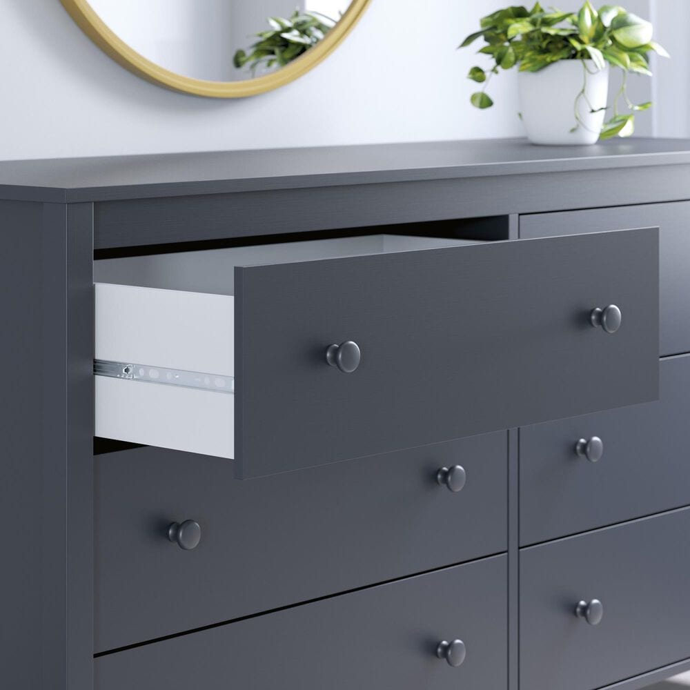 Ashley Simmenfort 6-Drawer Dresser in Navy Blue, , large