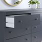 Ashley Simmenfort 6-Drawer Dresser in Navy Blue, , large