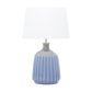 Maple and Jade Table Lamp in Shiny Blue and Gray, , large