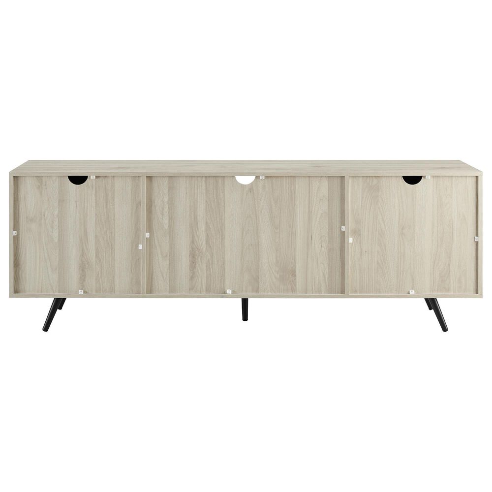 Walker Edison Nora 70&quot; TV Stand in Birch, , large