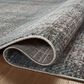 Angela Rose Ember 2"3" x 3"10" Denim and Charcoal Area Rug, , large