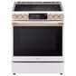 LG Studio 30" Smart Slide-in Electric Range with  Air Fry and Convection in Essence White, , large