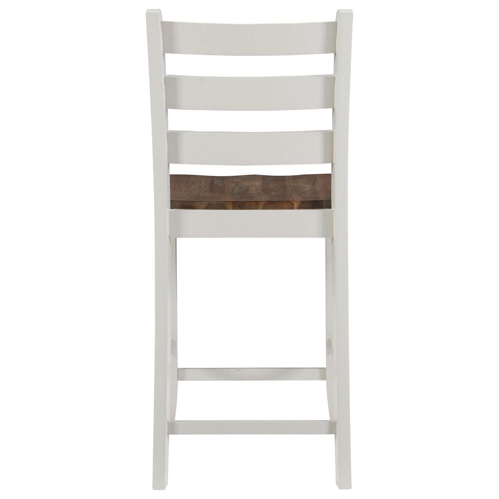 Linon Home Decor Colm Counter Stool in Light Grey and Warm Brown, , large
