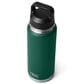 YETI Rambler 36 Oz Water Bottle with Chug Cap in Black Forest Green, , large