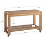 Linon Home Decor Carenen Outdoor Island in Natural, , large