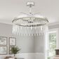 Cal Lighting Anzio Ceiling Fandelier with Light in Chrome, , large