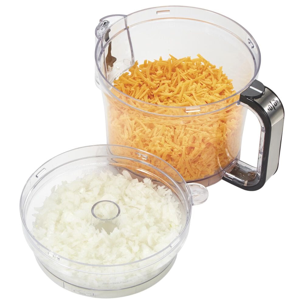 Hamilton Beach 14-Cup Big Mouth Duo Plus Food Processor with Touch Pad Controls in Black, , large